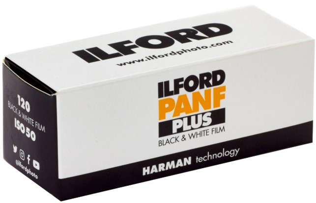 Ilford Pan F Plus 120 ISO 50 Black & White Print Film